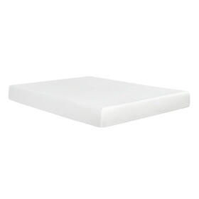 Plush 8 in. Medium Gel Memory Foam Mattress for King Size Bed in a Box with Breathable White Aloe Vera Cover B011P199706