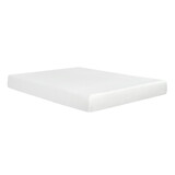 Plush 8 in. Medium Gel Memory Foam Mattress for Queen Size Bed in a Box with Breathable White Aloe Vera Cover B011P199711