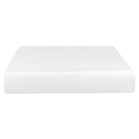 Super Plush 10 in. Medium Gel Memory Foam Mattress for California King Size Bed in a Box with Breathable White Aloe Vera Cover B011P199713