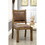 B011P200227 Brown Multi+Solid Wood+Dining Room+Contemporary+Luxury