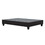 Modern Dark Grey Upholstered Platform Bed Frame, Twin B011P202575