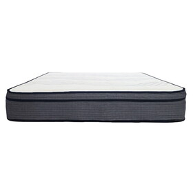 14 in. Hybrid Plush Foam Mattress - Full, Soft Polyester Knit Cover, Multi-Layer Foam Mattress B011P203026