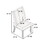Traditional Formal 2pc Side Chairs Upholstered Wingback Design Oak Finish Dining Room Furniture Nailhead Trims Dining Chairs B011P203558
