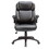 Modern Adjustable Office Chair, Leather Upholstered Swivel Chair for Office Room, Gray B011P204078
