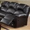 Motion Recliner Chair 1pc Glider Couch Living Room Furniture Black Bonded Leather B011P205229