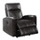 Modern Electric Leather Recliner Chair with Gentle Lower Lumbar Massager for Living Room Home Theater Bedroom Black 1pc B011P205574