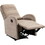 1pc Adjustable Recliner Chair Gentle Lower Lumbar Massager Living Room Home Theater Bedroom Beige Color B011P205604