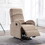 1pc Adjustable Recliner Chair Gentle Lower Lumbar Massager Living Room Home Theater Bedroom Beige Color B011P205604