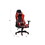 Modern Ergonomic Office Gaming Chair w/ Adjustable Height, 360-Degree Swivel, Faux Leather Computer Desk Chair, Black/Red B011P206730