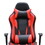 Modern Ergonomic Office Gaming Chair w/ Adjustable Height, 360-Degree Swivel, Faux Leather Computer Desk Chair, Black/Red B011P206730