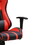 Modern Ergonomic Office Gaming Chair w/ Adjustable Height, 360-Degree Swivel, Faux Leather Computer Desk Chair, Black/Red B011P206730