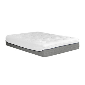 Ultra Plush 13 in. Cal King Medium Gel Memory Foam Mattress in a Box with Double Layered Jacquard Cover B011P208172