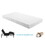 8-inch Queen Size Bed Mattress Gel-Infused Memory Foam Mattress, Firm, White, Mattress in a Box B011P212252