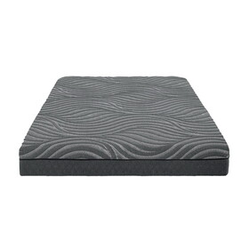 8-inch Queen Mattress Copper-Infused Memory Foam Hybrid Mattress, Gray, Mattress in a Box, Breathable fabric Cover, Plush Foam, Comfortable Mattress B011P213357