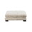 1pc Modern Living Room Ottoman Plush Beige Corduroy Fabric Upholstery Plywood Frame Furniture Modular Piece B011P220633