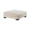 1pc Modern Living Room Ottoman Plush Beige Corduroy Fabric Upholstery Plywood Frame Furniture Modular Piece B011P220633