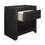 Modern Style Storage Cubby Nightstand w drawer 1pc Espresso Finish Wooden Bedroom Furniture Home B011P222852