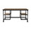 B011P232135 Black-Natural+Engineered Wood-Metal+Primary Living Space+Shelves+Rectangular