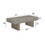 1pc Contemporary Style Brown Gray Coffee Table Rectangular Table Top Wooden Living Room Furniture B011P245867