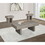 1pc Contemporary Style Brown Gray Coffee Table Rectangular Table Top Wooden Living Room Furniture B011P245867