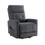 Power Lift Chair with Massage and Heat Comfort Dark Gray Upholstery Living Room Furniture 1pc Power Reclining Motion Chair B011P264097