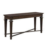 Traditional Design Sofa Table Espresso Finish Living Room Furniture 1pc