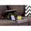 2pcs Sofa set Living Room Furniture Dark Coffee Plush Polyfiber Sofa Loveseat w Console Pillows Couch B011S00114