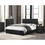 B011S00156 Black+Plywood+Box Spring Not Required+California King+Bedroom