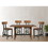 B011S00193 Multicolor+Wood+Seats 4+Dining Room+Industrial