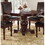 Majestic Formal Dining Room Table Brown 1pc Dining Table Only Pedestal Base Royal Round Table B011S00275