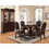 B011S00278 Brown+Rubberwood+Brown+Dining Room+Luxury