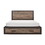 B011S00290 Multicolor+Solid Wood+Box Spring Not Required+Queen+Wood