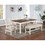 B011S00439 White+Solid Wood+MDF+White+Wood+Dining Room