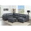 B011S00491 Black+genuine leather+Genuine Leather+Wood+Primary Living Space