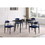 B011S00610 Black+Blue+Sintered Stone+Seats 4+Dining Room+60 inches