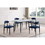 B011S00614 White+Blue+Sintered Stone+Seats 4+Dining Room+60 inches