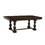 Modern Country Style Dark Oak Finish Dining Table 1pc with Extension Leaf Wooden Dining Furniture Industrial Aesthetic B011S00821