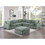 B011S00890 Sage+Corduroy+Primary Living Space+Cushion Back+Contemporary