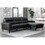 B011S00895 Black+Solid Wood+Genuine Leather+Wood+Primary Living Space