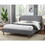 B011S00910 Gray+Wood+Box Spring Not Required+Queen+Wood
