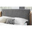 Mid-century Modern Gray Polyster Fabric Wingback Design 1pc California King Size Bed Headboard Bedroom Furniture B011S00912