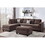 B011S00966 Chocolate+Chenille+Chenille+Wood+Primary Living Space