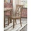 5pc Dining Set Natural Finish Table and 4x Side Chairs Brown Finish Wooden Kitchen Dining Room Furniture B011S01000