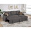 B011S01021 Black Multi+Plywood+Primary Living Space+Tufted Back+Contemporary