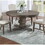 B011S01034 Oak+Solid Wood+Seats 4+Dining Room+Luxury
