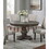 B011S01035 Oak+Solid Wood+Seats 4+Dining Room+Luxury