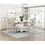 B011S02065 Antique White+Wood+Wood+Wood+Seats 4