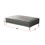 Faux Leather Upholstered Cocktail Ottoman in Antique Grey Finish B01682325