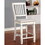 Pack of 2 Counter Height Chairs in Antique White and Light Gray B016P156284