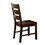 Set of 2 Wooden Side Chairs in Walnut Finish B016P156595